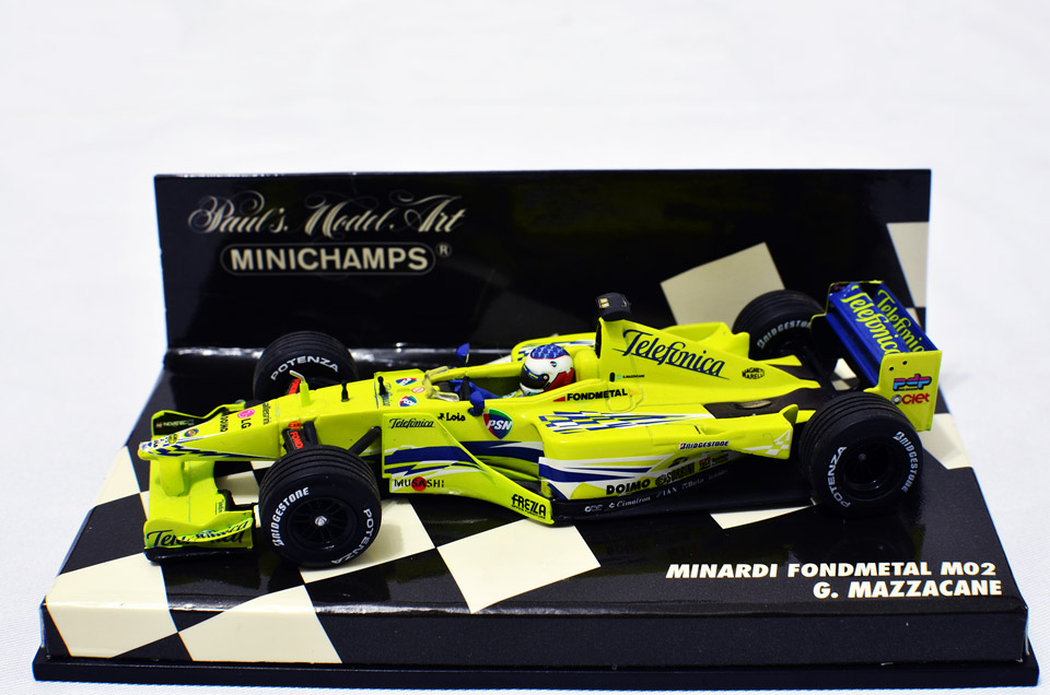 GASTON MAZZACANE 2000 MINARDI M02 1:43